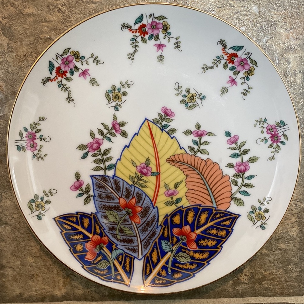 COPY - NWOT Mann Tobacco Leaf - 1977 Salad Plates